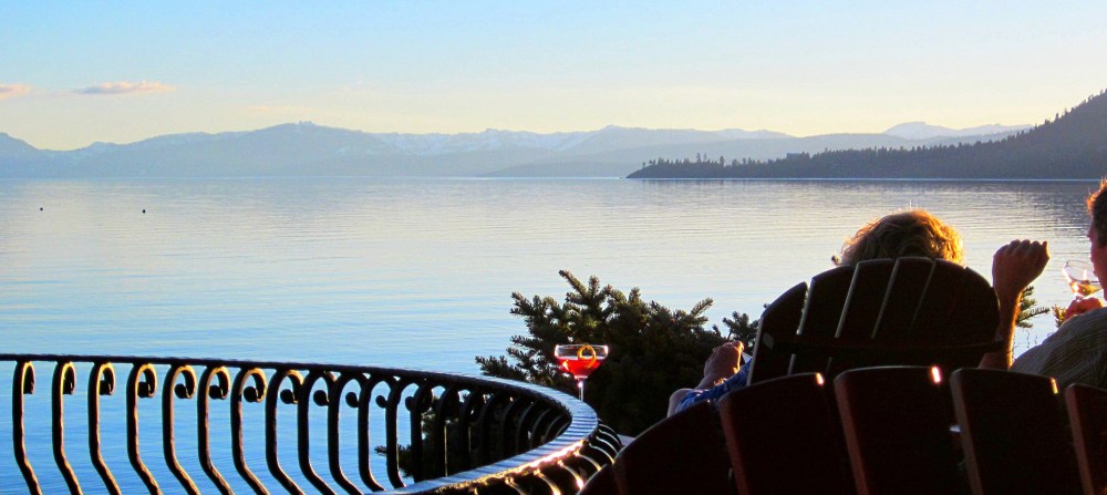 Happy Hour at the Lone Eagle Grill. The Hyatt, Incline Village