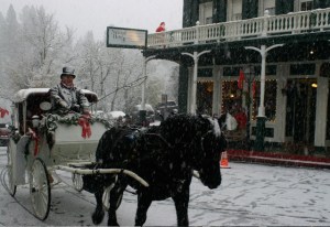 victorian-horse-and-carriage-snow- Nevada City