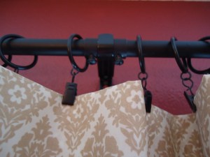 DIY curtains from bed sheets