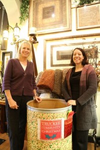 Lynn Richardson and Brooke Bentley at the La Galleria shop in Old Downtown Truckee