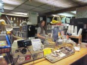 Caitlin works the register at Dave's Deli