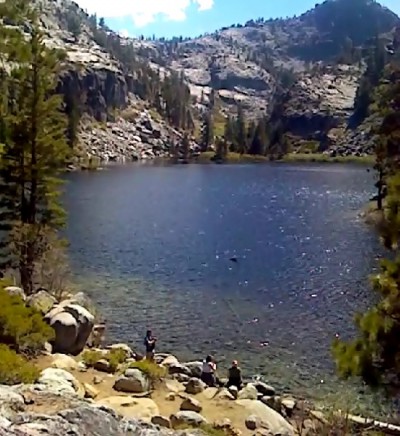 Eagle Lake. Video phone camera shot doesn't do the lake justice!