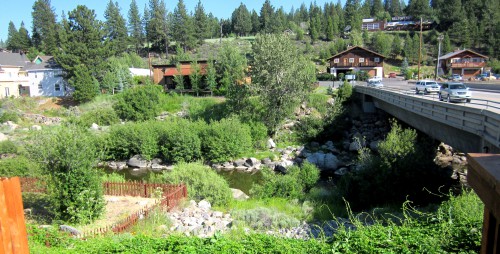 View from the back deck at the 1882 Bar and Grill. Photo by Michelle Portesi